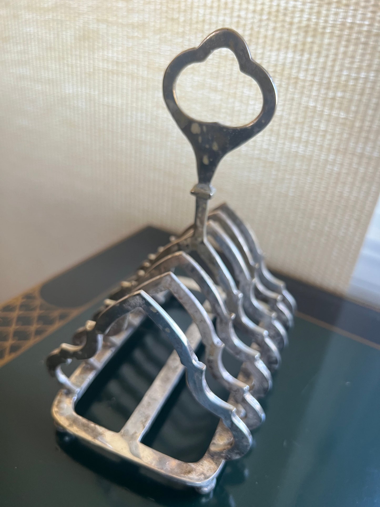 Vintage Silver Plated Toast Rack With 6 Slots