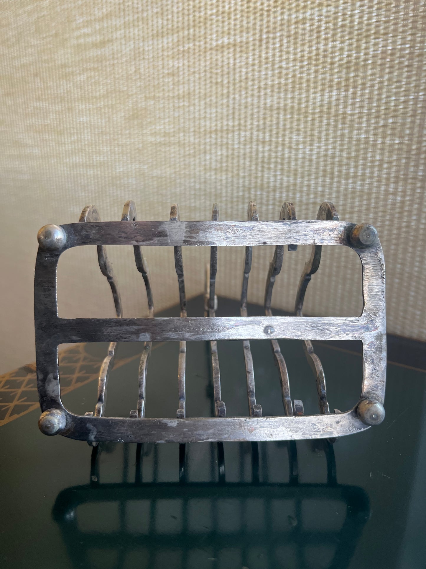 Vintage Silver Plated Toast Rack With 6 Slots